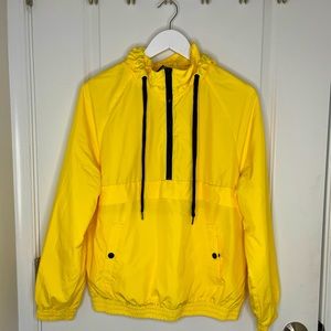 Yellow Windbreaker Jacket